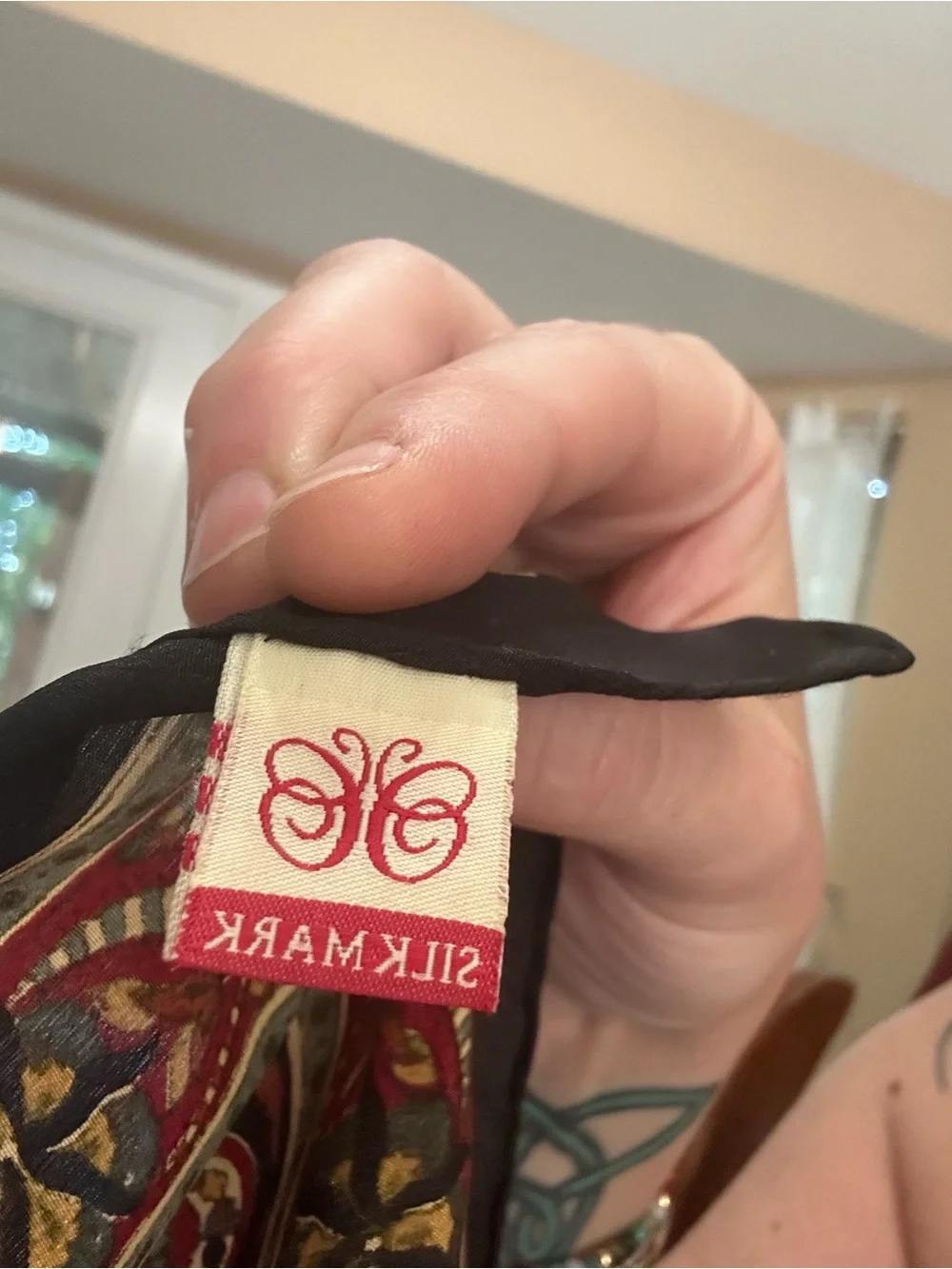 Silkmark silk scarf